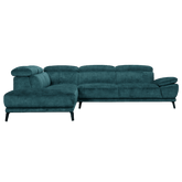 Freda Sofa / Adjustable Headrest + Armrest / Fabric